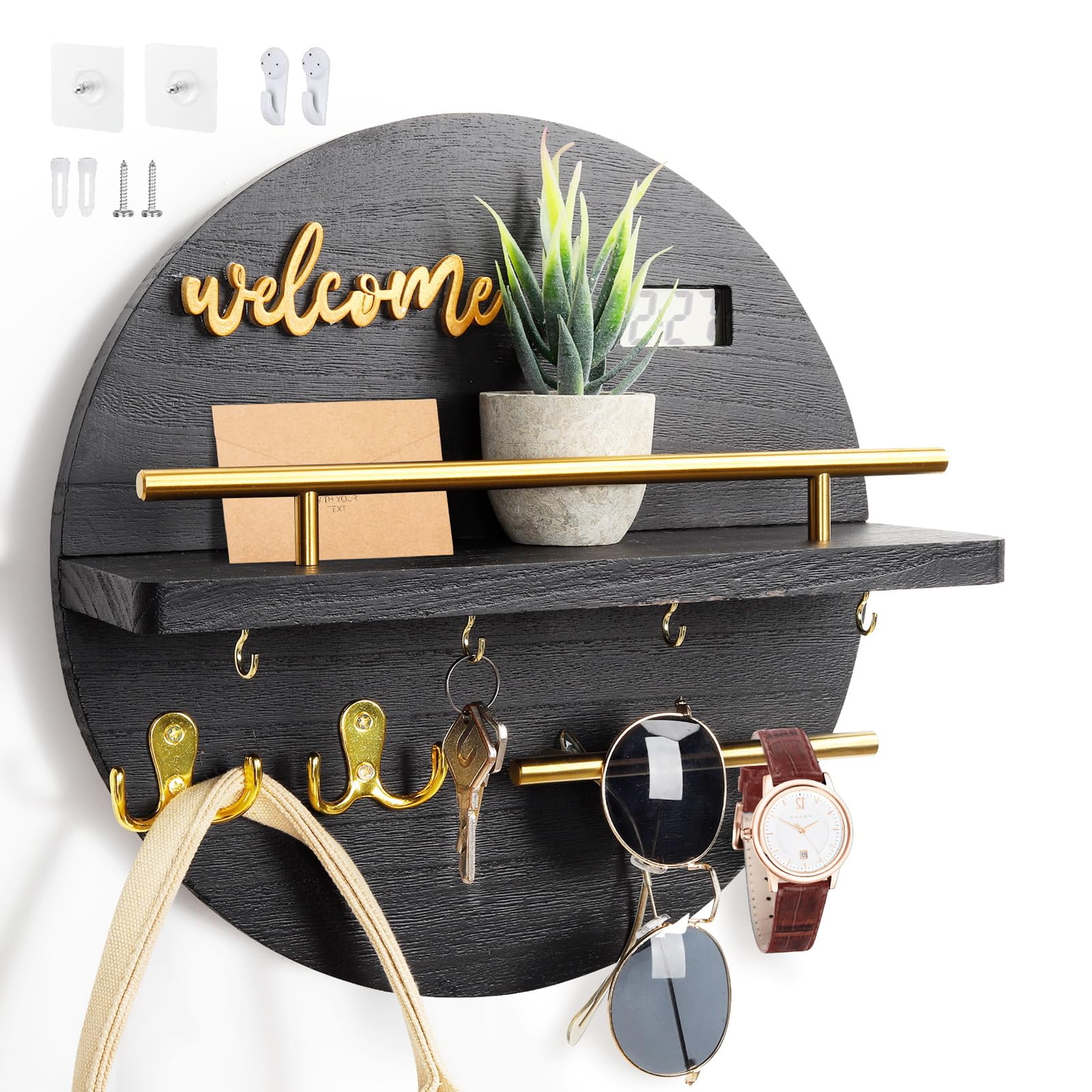 Amazon.com: LEIRUOTM Key Holder for Wall, Key and Mail Holder